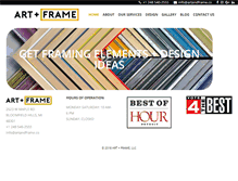 Tablet Screenshot of michiganartandframe.com